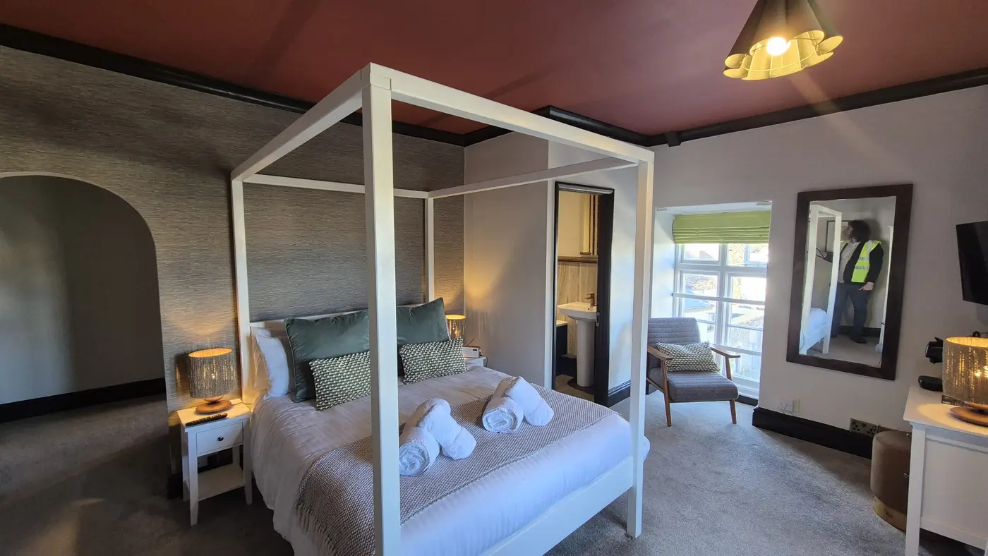 hotel design, hotel refurb, pub design, pub refurb, devon, lynton, the crown
