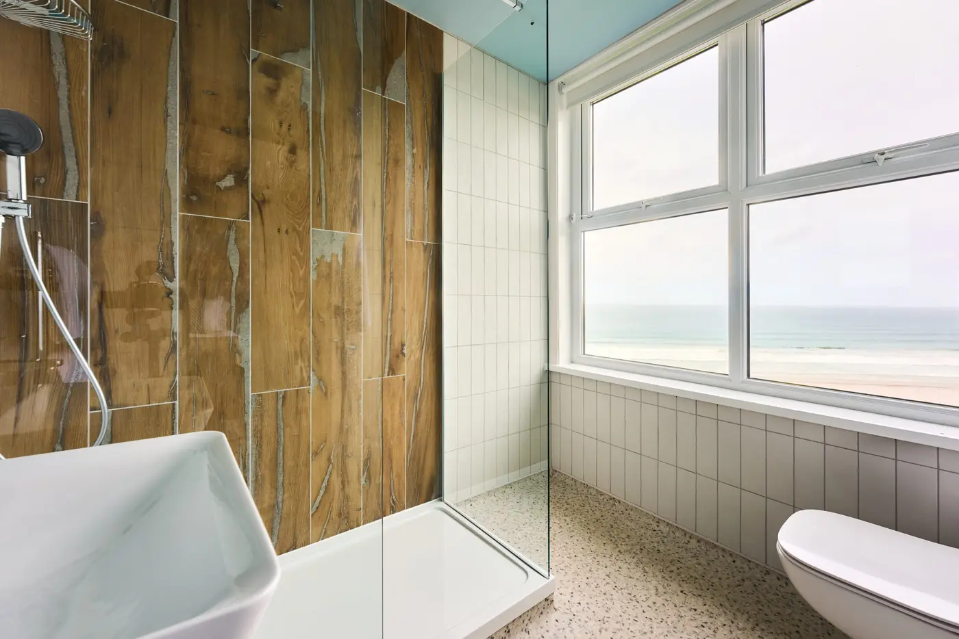 hotel design, bathroom, hotel bathroom, refurbishment, the great western, newquay