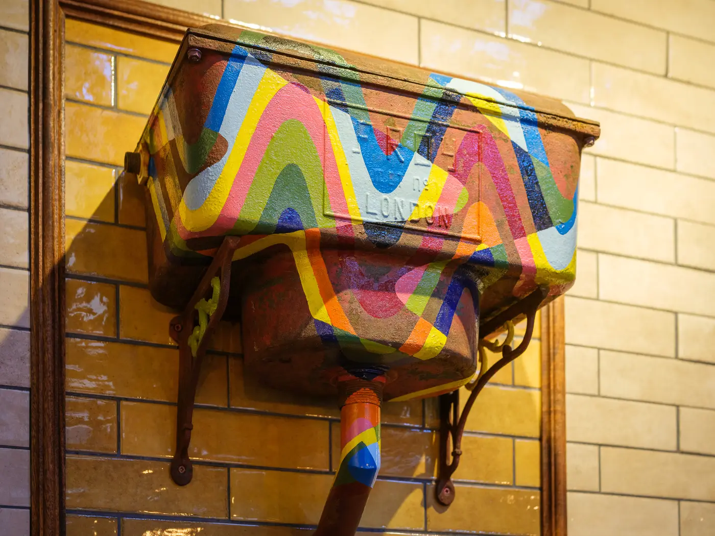 adaptive reuse, cistern, crapper, graffiti, art, street art, commission, local artist